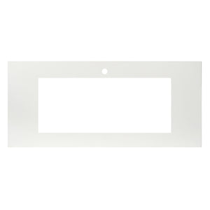 Alternate Image for Native Trails 48" NativeStone Vanity Top, Pearl, 34x14 Cutout for Trough with Single or No Faucet Hole, VT48-T3414-P-1