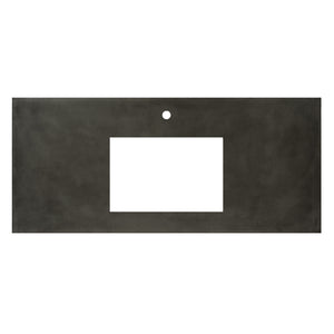 Alternate Image for Native Trails 48" NativeStone Vanity Top, Slate, Rectangle 18x12 with Single Faucet Hole, VT48-R1812-S-1