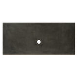 Native Trails 48" NativeStone Vanity Top in Slate- Vessel Cutout with No Faucet Hole, NSV48-SV