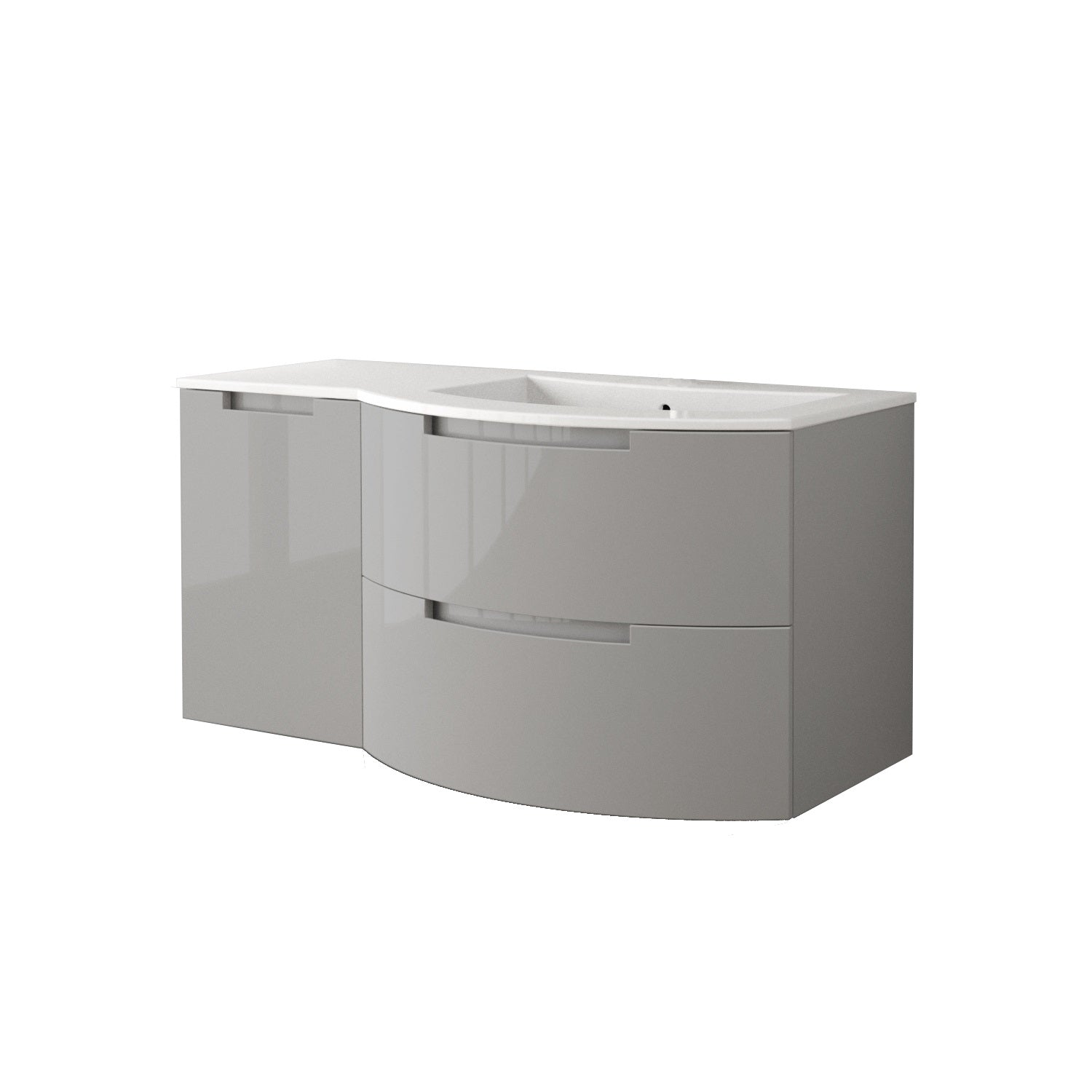 Latoscana 53" Modern Bathroom Vanity, Left Side Cabinet, Oasi Series, OA53OPT3 - The Sink Boutique