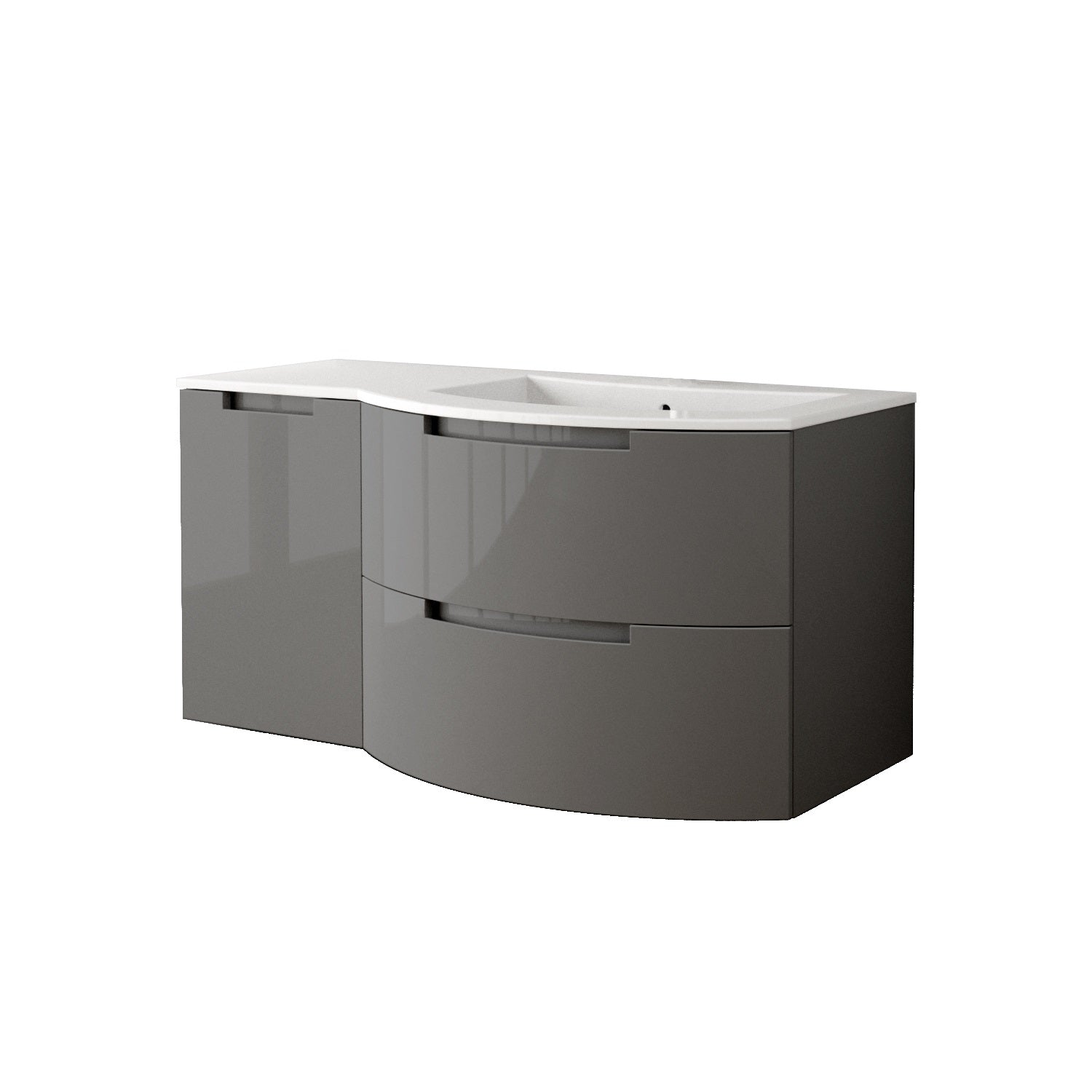Latoscana 53" Modern Bathroom Vanity, Left Side Cabinet, Oasi Series, OA53OPT3 - The Sink Boutique