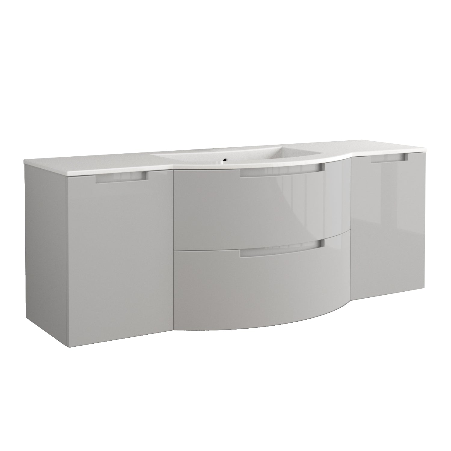 Latoscana 57" Modern Bathroom Vanity, Oasi Series - The Sink Boutique