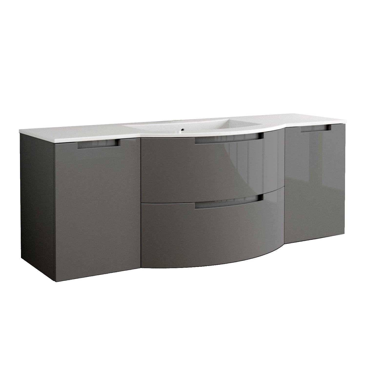 Latoscana 57" Modern Bathroom Vanity, Oasi Series - The Sink Boutique