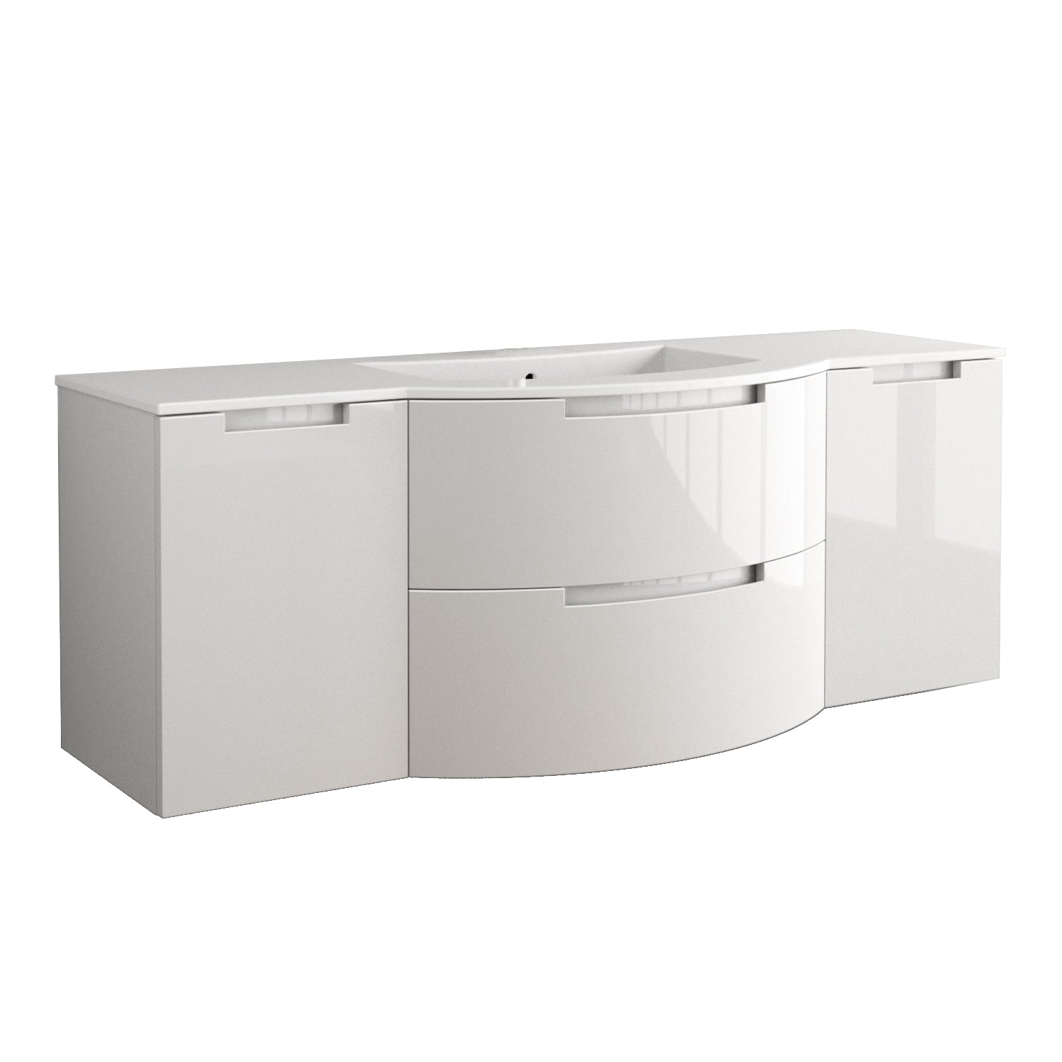 Latoscana 67" Modern Bathroom Vanity, Oasi Series, OA67OPT4 - The Sink Boutique
