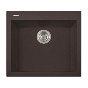 Alternate Image for Latoscana Plados 23" Drop-in Single Bowl Kitchen Sink, Brown, ON6010-64UG
