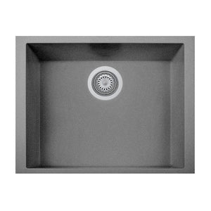Alternate Image for Latoscana Plados 23" Undermount Single Bowl Kitchen Sink, Silver, ON6010ST-42UG
