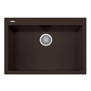 Alternate Image for Latoscana Plados 30" Drop-in Single Bowl Kitchen Sink, Brown, ON7610-64UG
