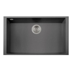 Alternate Image for Latoscana Plados 30" Undermount Single Bowl Kitchen Sink, Silver, ON7610ST-42UG