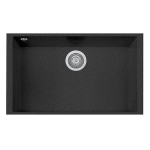 Alternate Image for Latoscana Plados 30" Undermount Single Bowl Kitchen Sink, Black, ON7610ST-44UG
