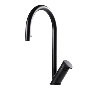 Alternate Image for Houzer Oni 1.75 GPM Lever Brass Kitchen Faucet, Pull Down, Matte Black, ONIPD-169-MB