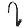 Houzer Oni 1.75 GPM Lever Brass Kitchen Faucet, Pull Down, Matte Black, ONIPD-169-MB