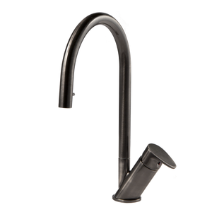 Alternate Image for Houzer Oni 1.75 GPM Lever Brass Kitchen Faucet, Pull Down, Pewter, ONIPD-169-PW