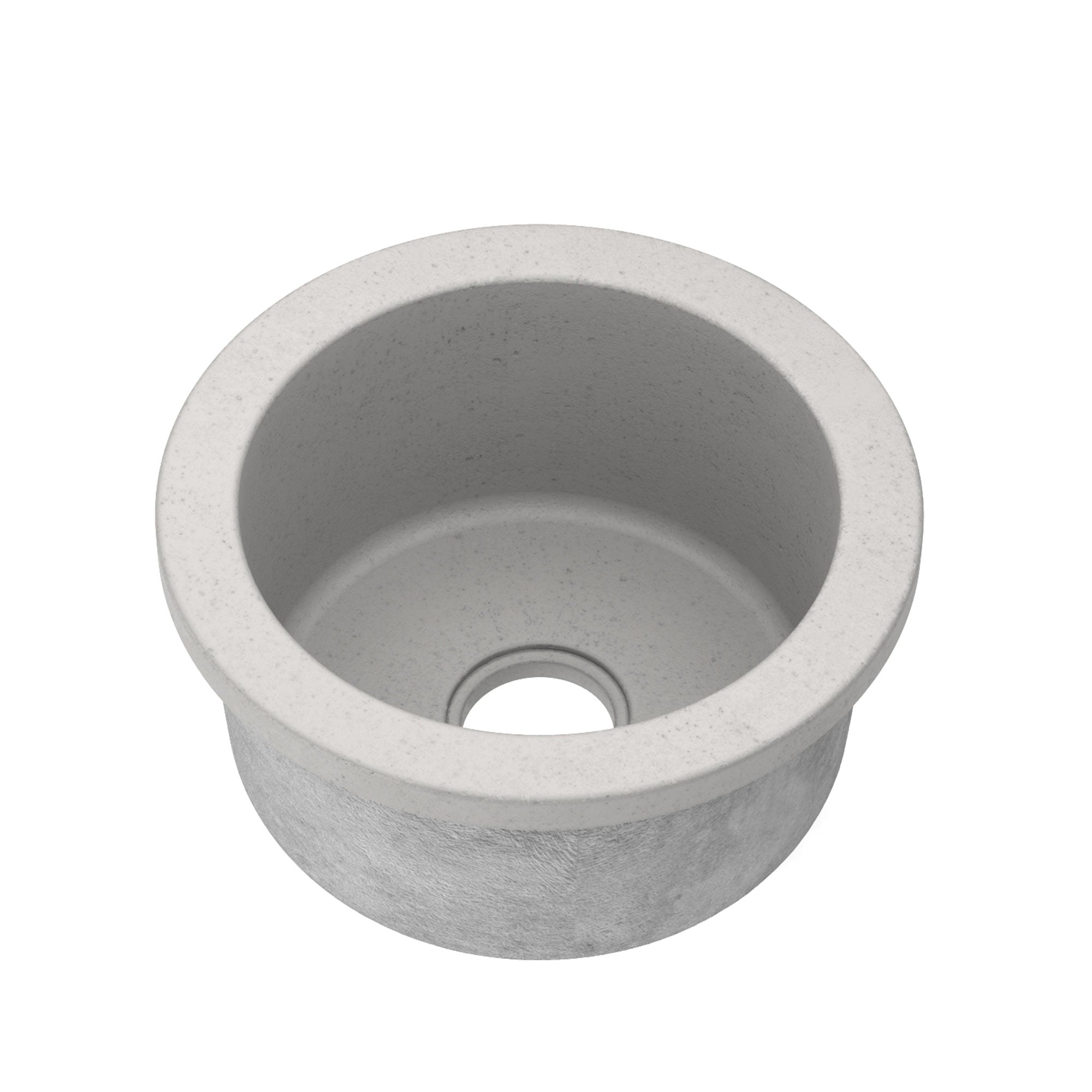Native Trails Olivos 16" NativeStone Concrete Bar/Prep Sink, Ash, NSB1607-A