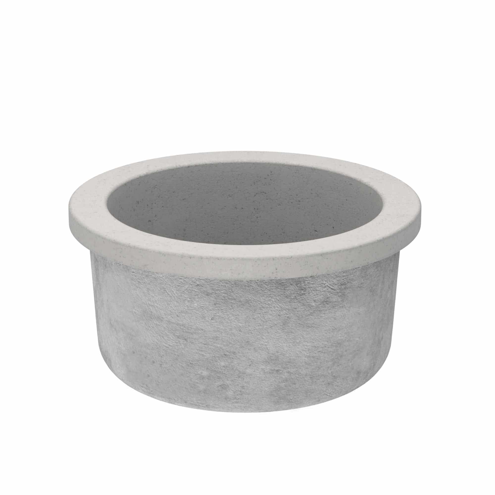 Native Trails Olivos 16" NativeStone Concrete Bar/Prep Sink, Ash, NSB1607-A