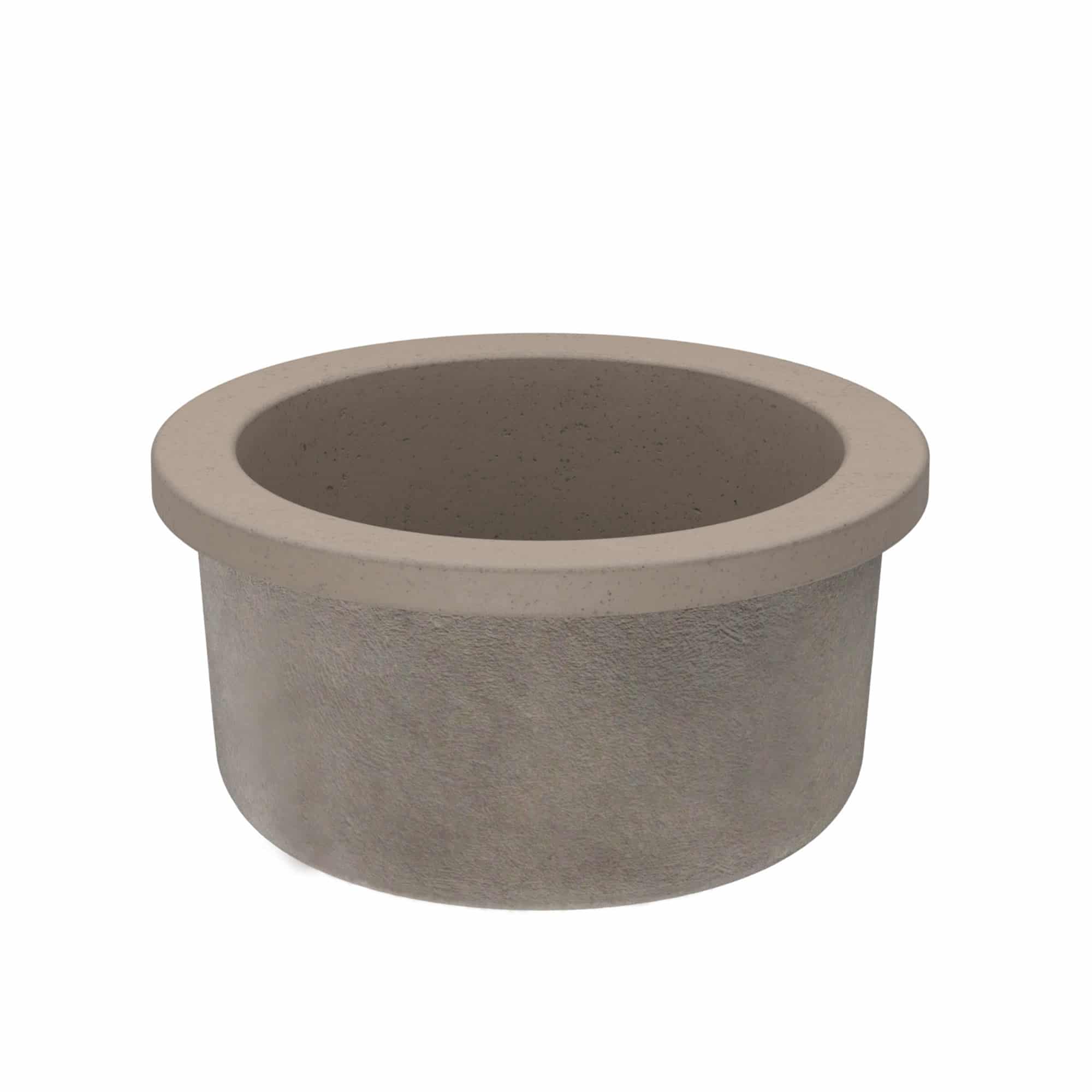 Native Trails Olivos 16" NativeStone Concrete Bar/Prep Sink, Earth, NSB1607-E