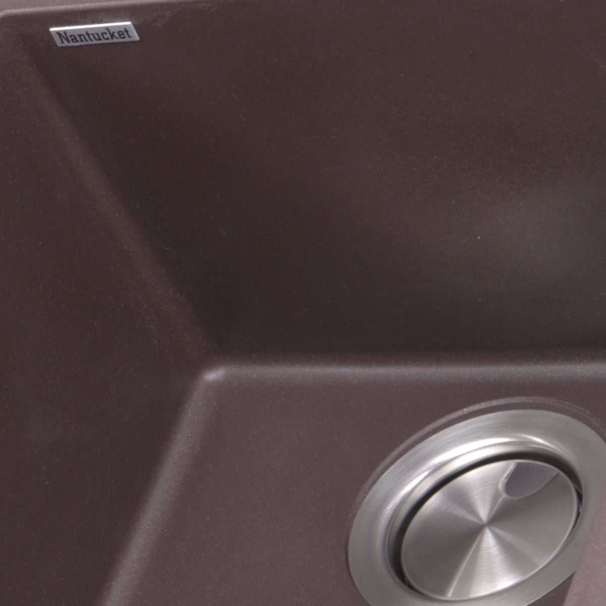 Nantucket Sinks Plymouth 16" Granite Composite Bar Sink, Brown, PR1716-BR - The Sink Boutique