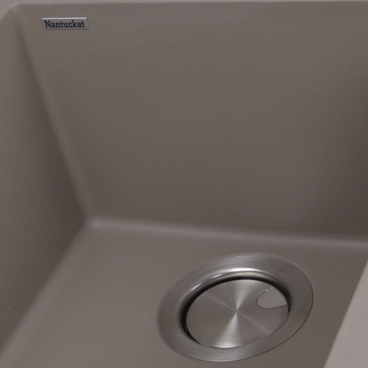 Nantucket Sinks Plymouth 16" Granite Composite Bar Sink, Truffle, PR1716-TR - The Sink Boutique