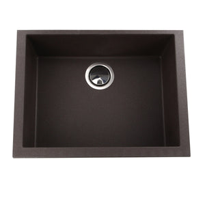 Alternate Image for Nantucket Sinks Plymouth 24" Granite Composite Kitchen Sink, Brown, PR2418-BR