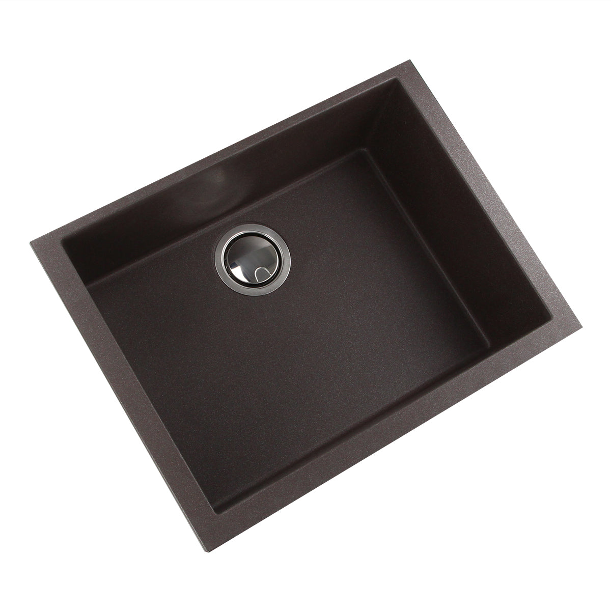 Nantucket Sinks Plymouth 24" Granite Composite Kitchen Sink, Brown, PR2418-BR - The Sink Boutique