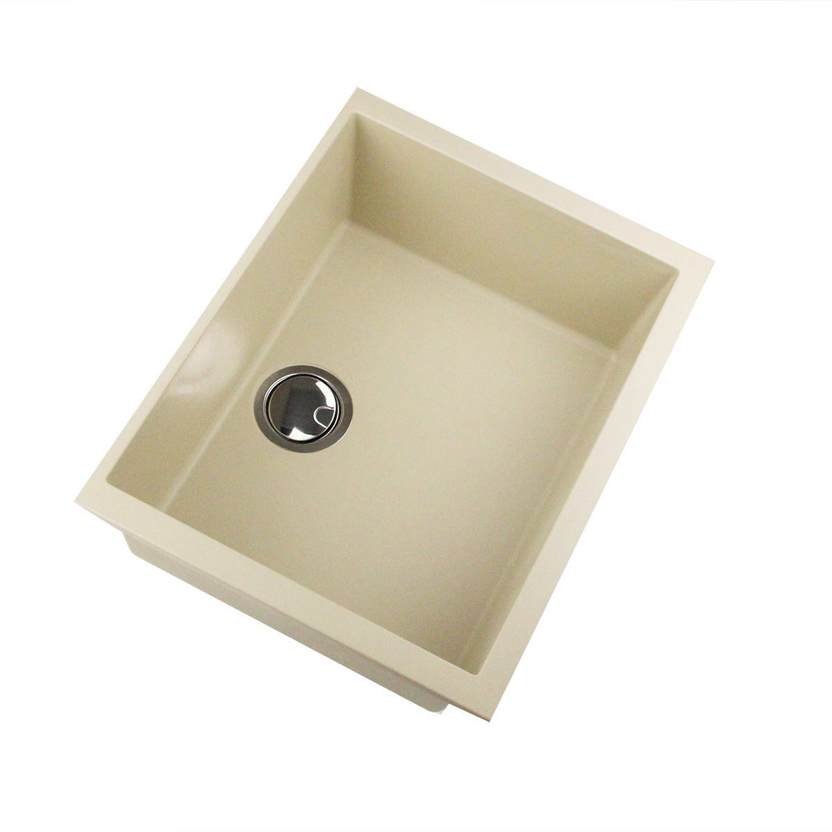 Nantucket Sinks Plymouth 24" Granite Composite Kitchen Sink, Sand, PR2418-S - The Sink Boutique