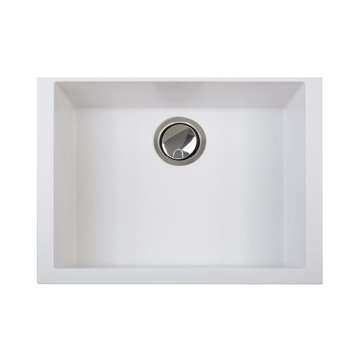 Nantucket Sinks Plymouth 24" Granite Composite Kitchen Sink, White, PR2418-W - The Sink Boutique
