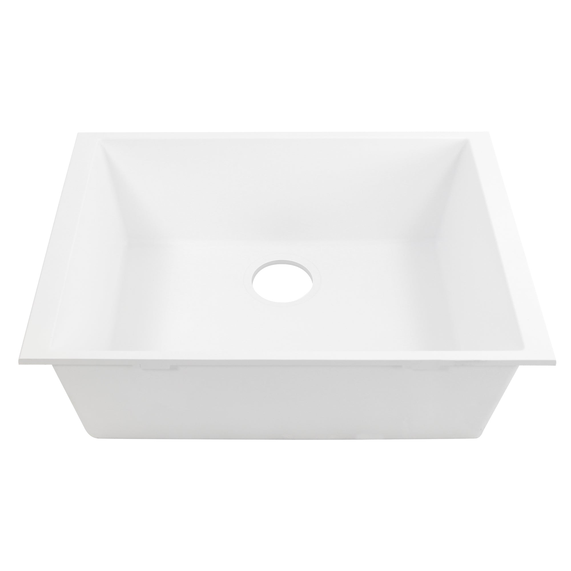 Nantucket Sinks Plymouth 24" Granite Composite Kitchen Sink, White, PR2418-W - The Sink Boutique