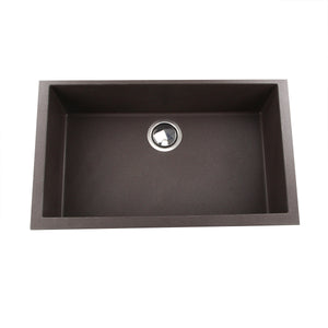 Alternate Image for Nantucket Sinks Plymouth 30" Granite Composite Kitchen Sink, Brown, PR3018-BR