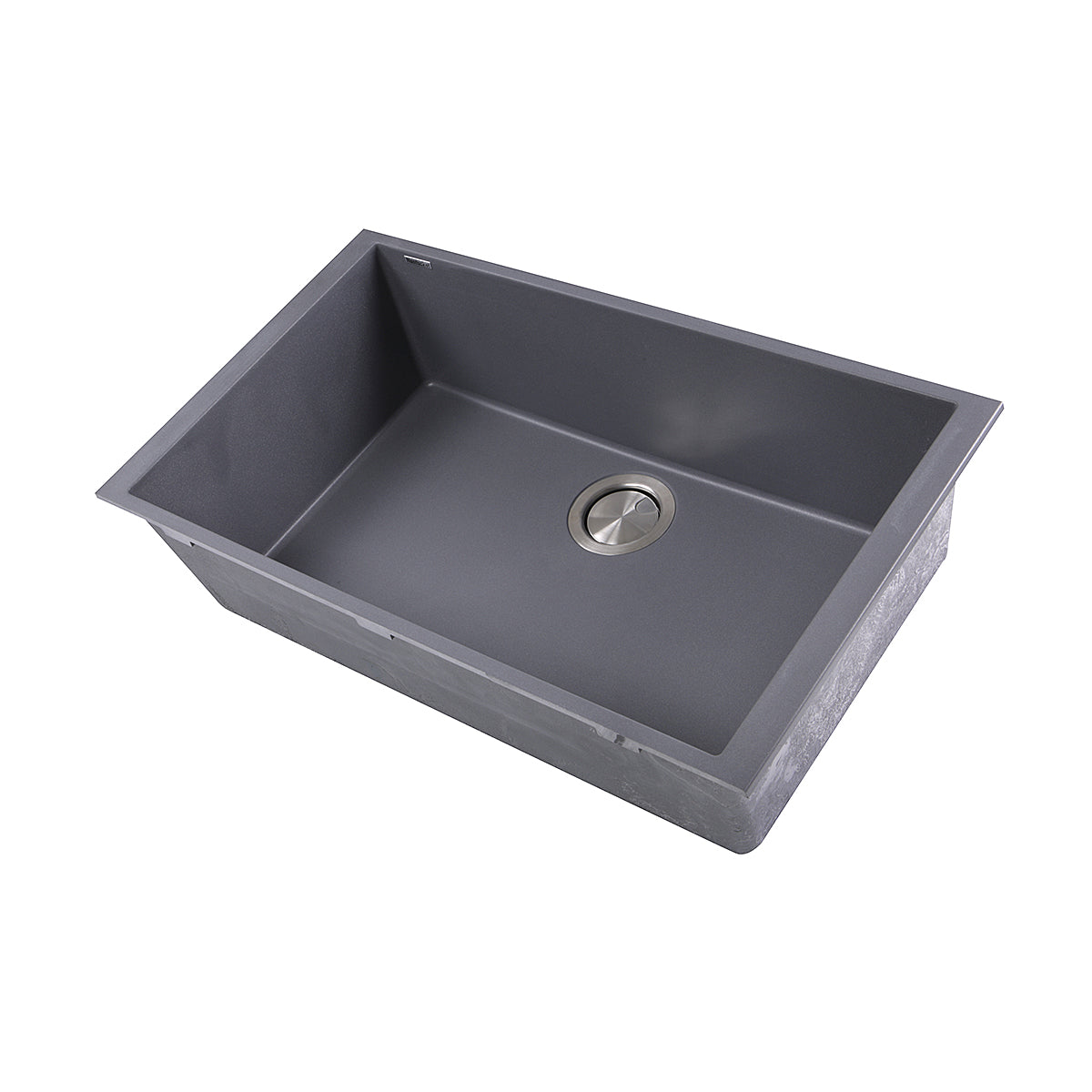 Nantucket Sinks Plymouth 30" Granite Composite Kitchen Sink, Titanium, PR3018-TI - The Sink Boutique