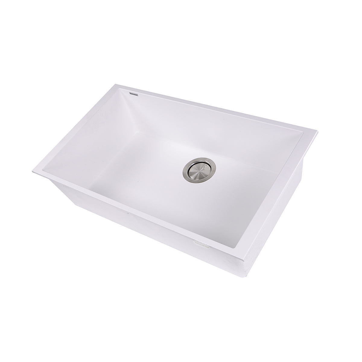Nantucket Sinks Plymouth 30" Granite Composite Kitchen Sink, White, PR3018-W - The Sink Boutique