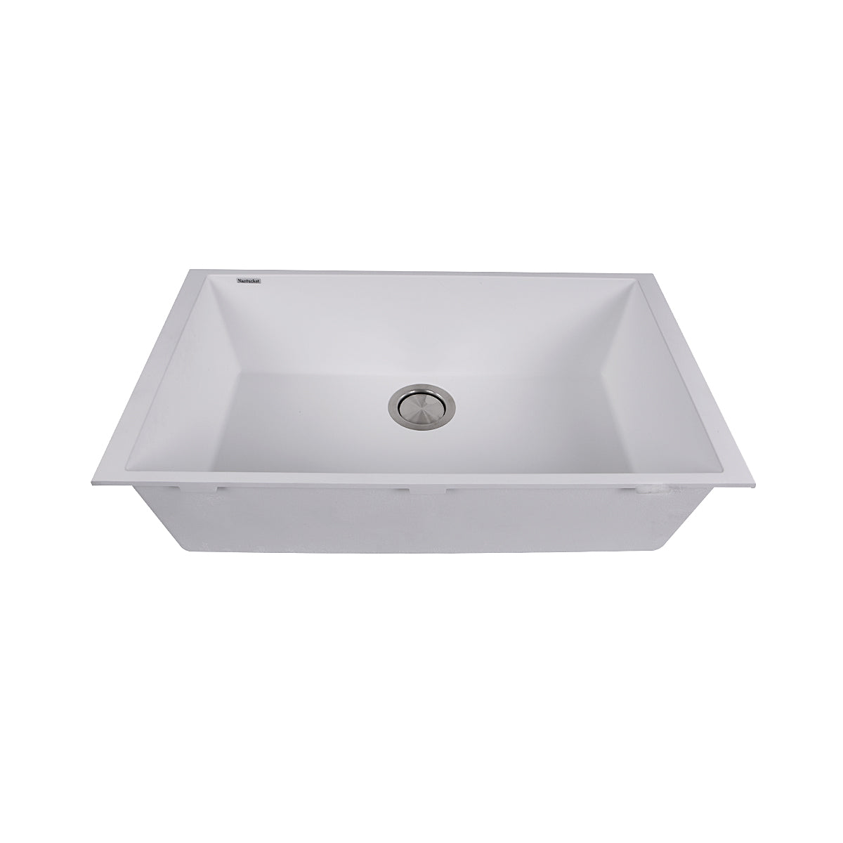 Nantucket Sinks Plymouth 30" Granite Composite Kitchen Sink, White, PR3018-W - The Sink Boutique