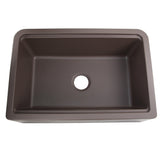 Nantucket Sinks Plymouth 30" Granite Composite Workstation Farmhouse Sink with Accessories, Brown, PR3020-APS-BR - The Sink Boutique