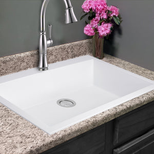 Alternate Image for Nantucket Sinks Plymouth 30" Granite Composite Kitchen Sink, White, PR3020-DM-W