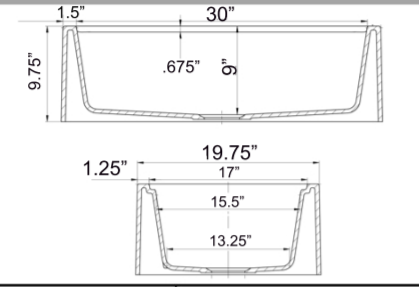 Nantucket Sinks Rockport 33" Granite Composite Workstation Farmhouse Sink with Accessories, Black, PR3320-APS-BL