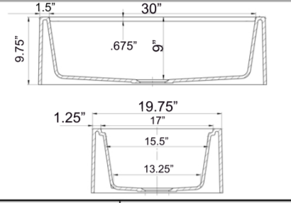 Nantucket Sinks Rockport 33" Granite Composite Workstation Farmhouse Sink with Accessories, Brown, PR3320-APS-BR