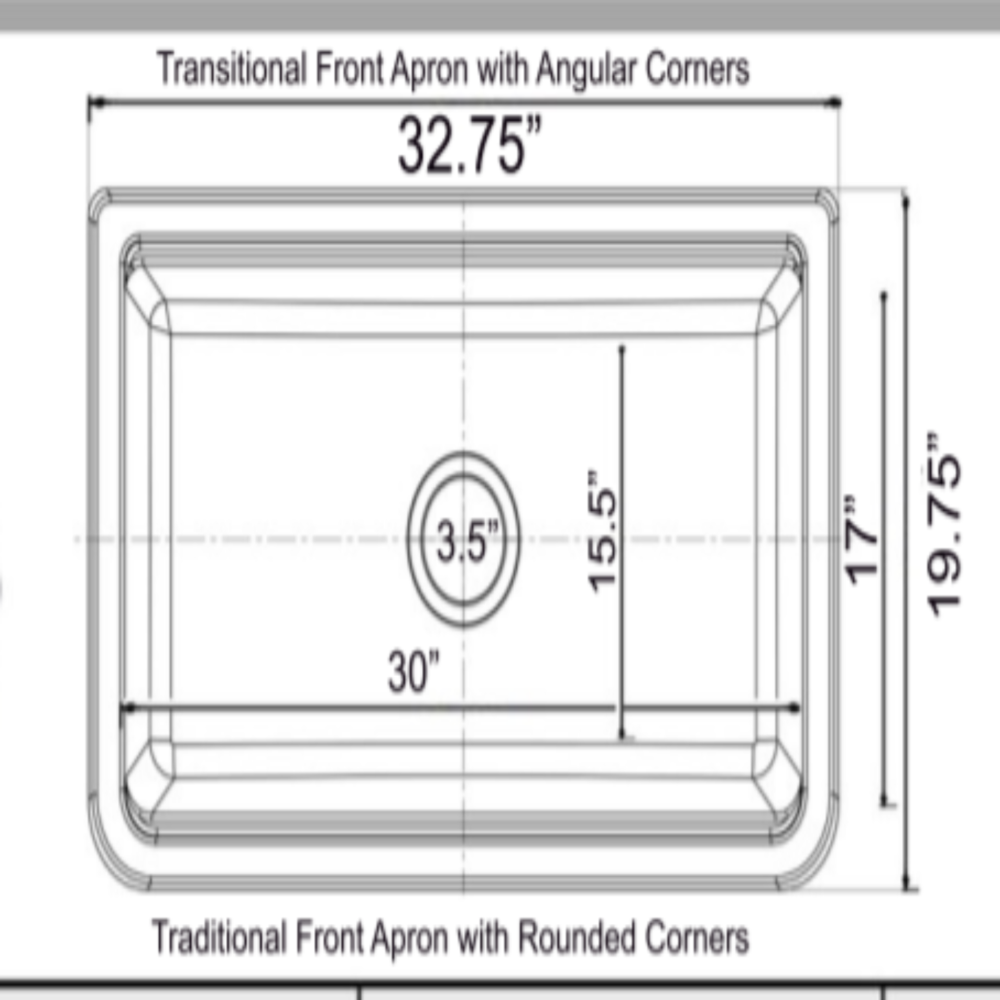Nantucket Sinks Rockport 33" Granite Composite Workstation Farmhouse Sink with Accessories, Light Grey, PR3320-APS-G