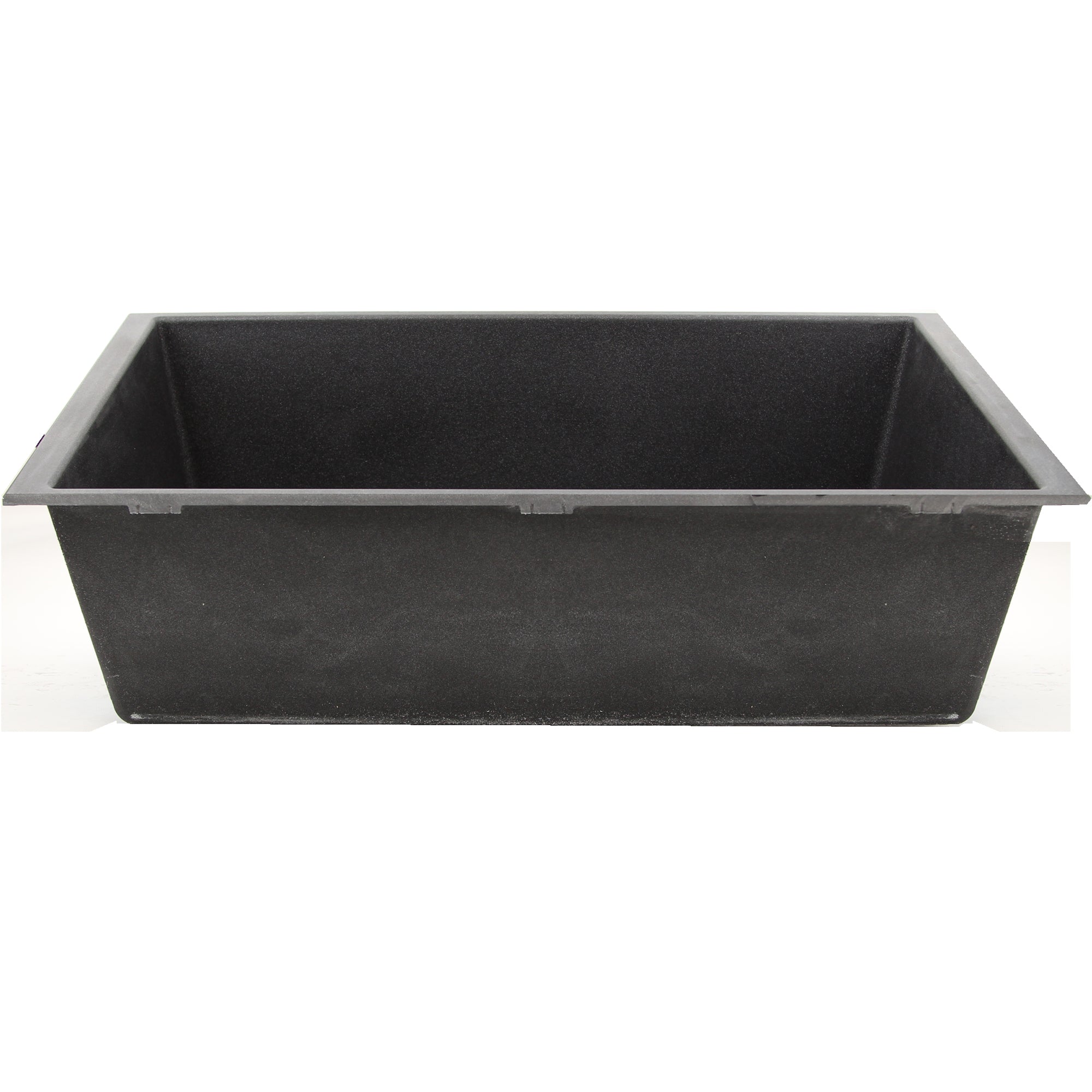 Nantucket Sinks Plymouth 33" Granite Composite Kitchen Sink, Black, PR3320-BL-UM - The Sink Boutique
