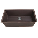 Nantucket Sinks Plymouth 33" Granite Composite Kitchen Sink, Brown, PR3320-BR-UM - The Sink Boutique