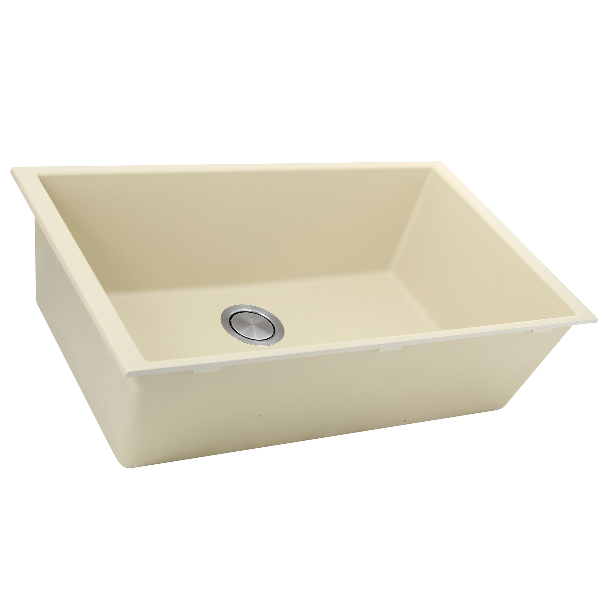 Nantucket Sinks Plymouth 33" Granite Composite Kitchen Sink, Sand, PR3320-S-UM