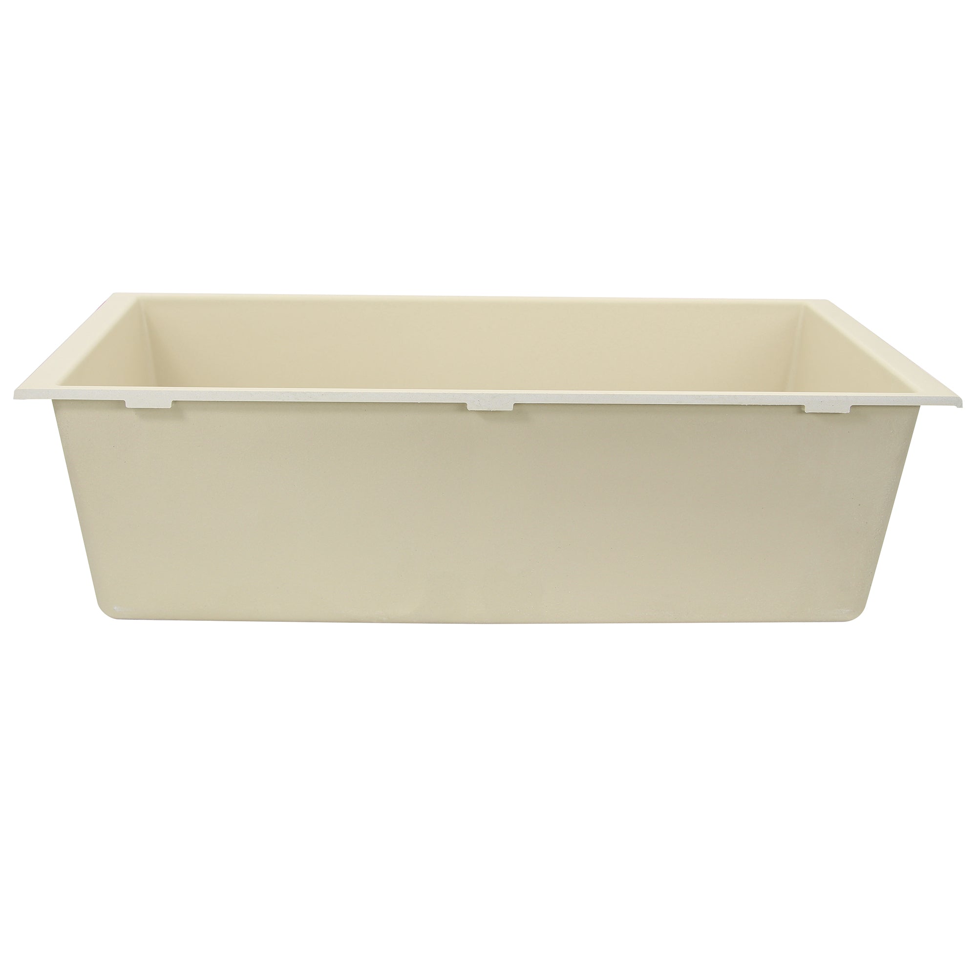 Nantucket Sinks Plymouth 33" Granite Composite Kitchen Sink, Sand, PR3320-S-UM - The Sink Boutique