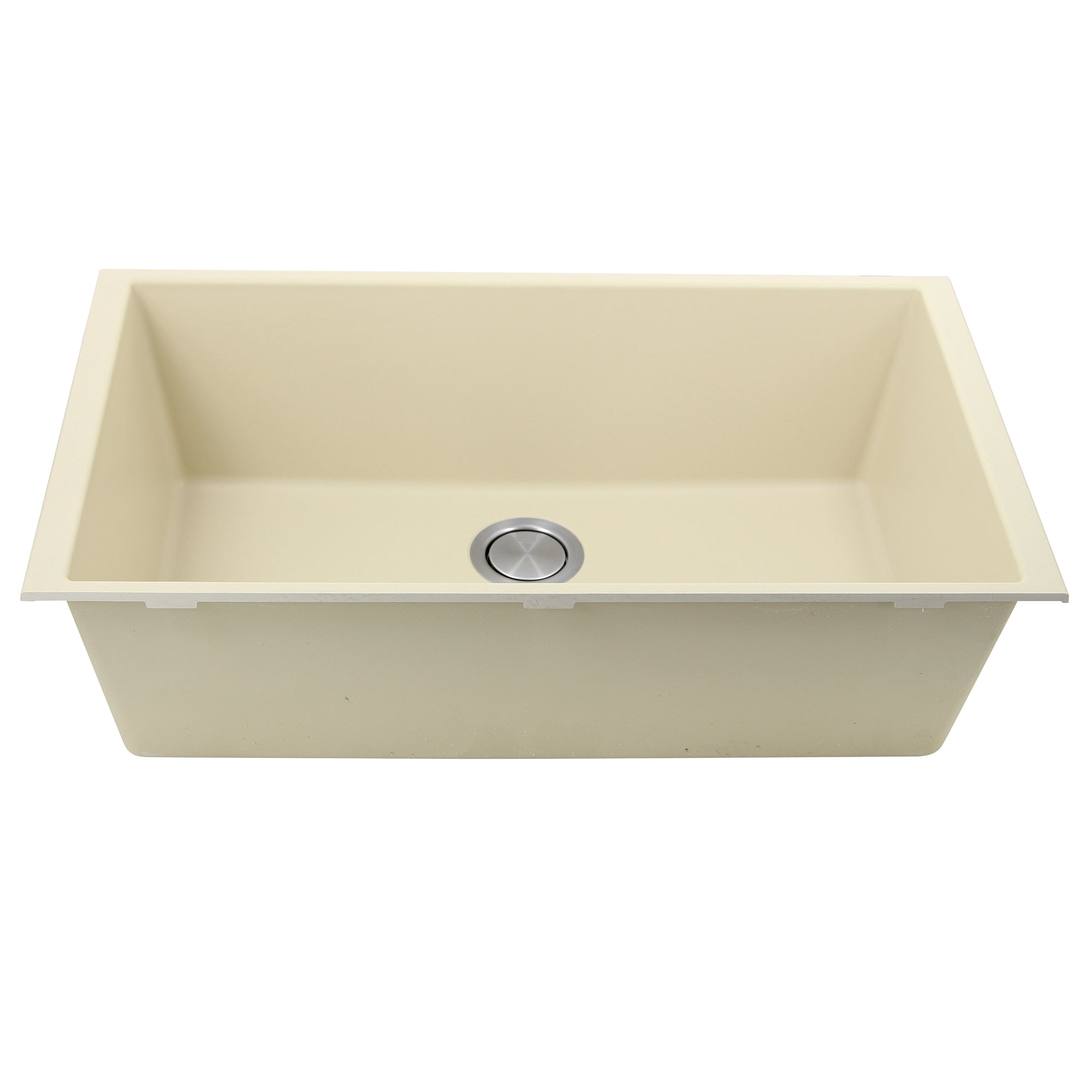 Nantucket Sinks Plymouth 33" Granite Composite Kitchen Sink, Sand, PR3320-S-UM - The Sink Boutique