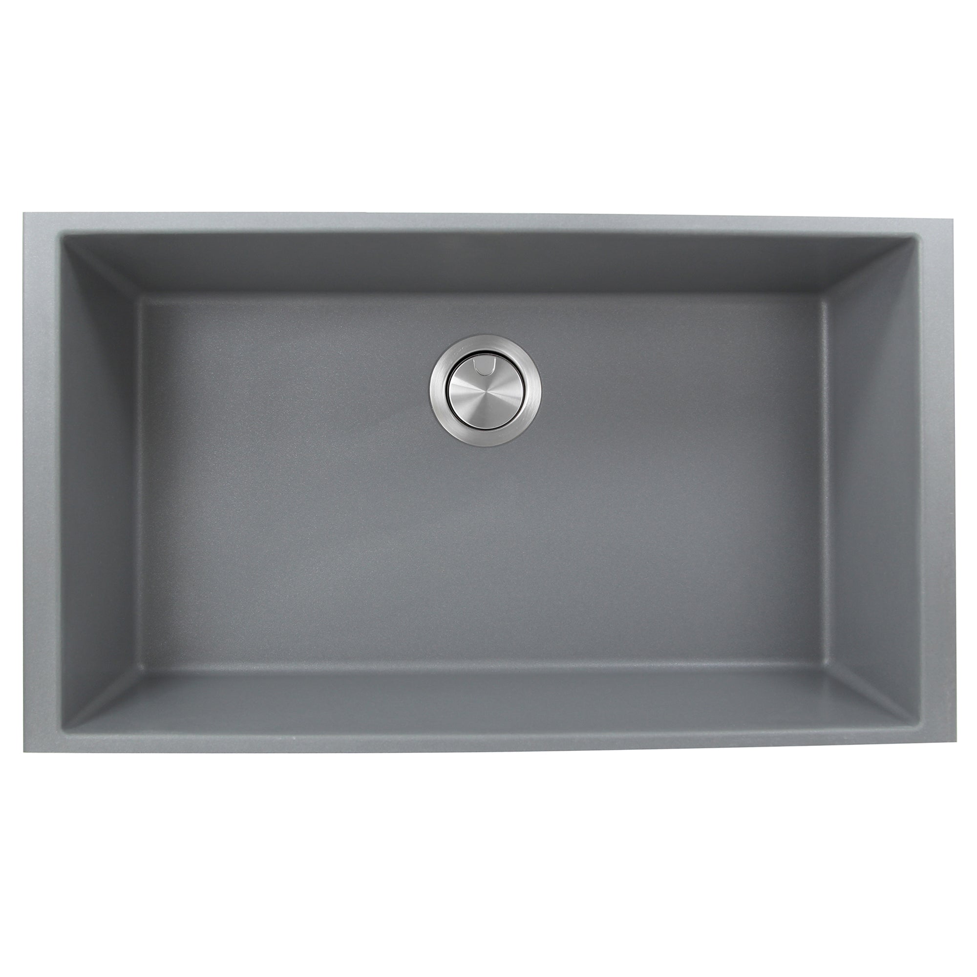 Nantucket Sinks Plymouth 33" Granite Composite Kitchen Sink, Titanium, PR3320-TI-UM - The Sink Boutique