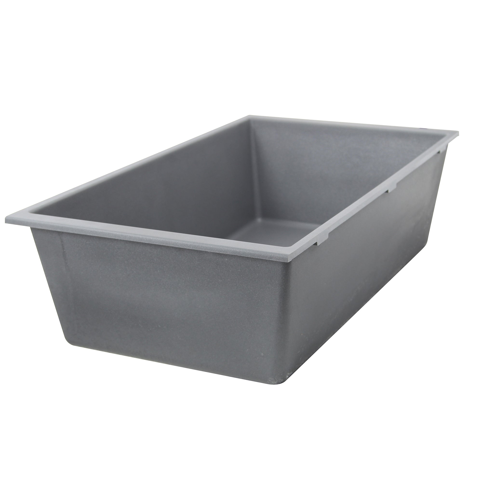 Nantucket Sinks Plymouth 33" Granite Composite Kitchen Sink, Titanium, PR3320-TI-UM - The Sink Boutique