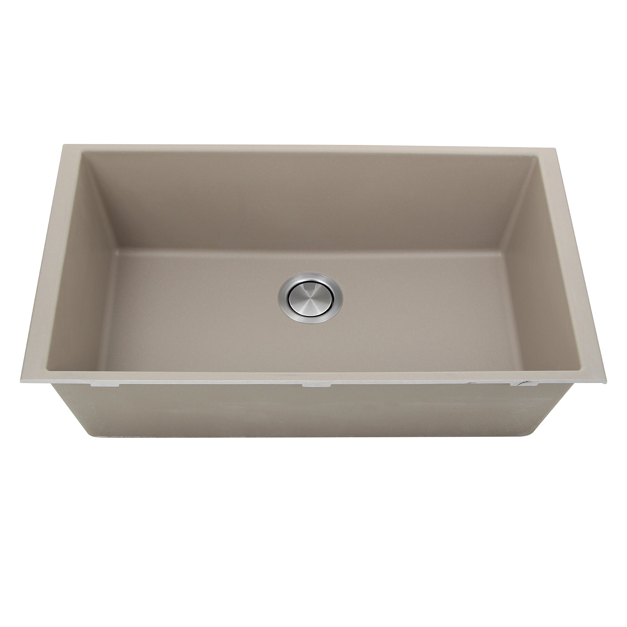 Nantucket Sinks Plymouth 33" Granite Composite Kitchen Sink, Truffle, PR3320-TR-UM - The Sink Boutique