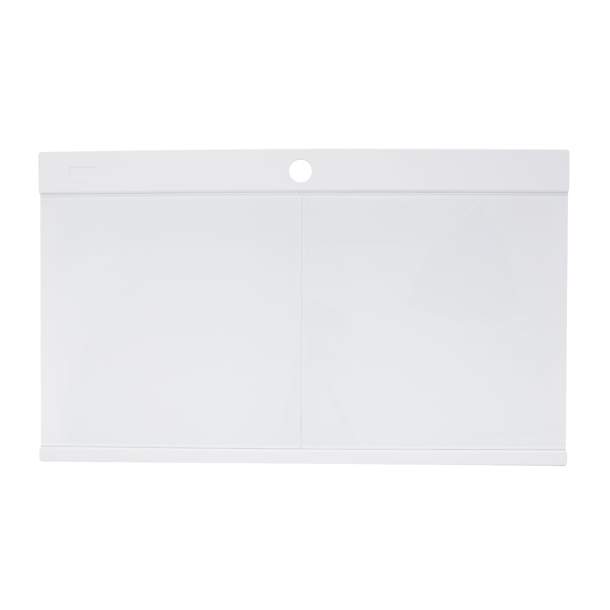 Nantucket Sinks Plymouth 34" Granite Composite Kitchen Sink, 50/50 Double Bowl, White, PR3420PS-W - The Sink Boutique