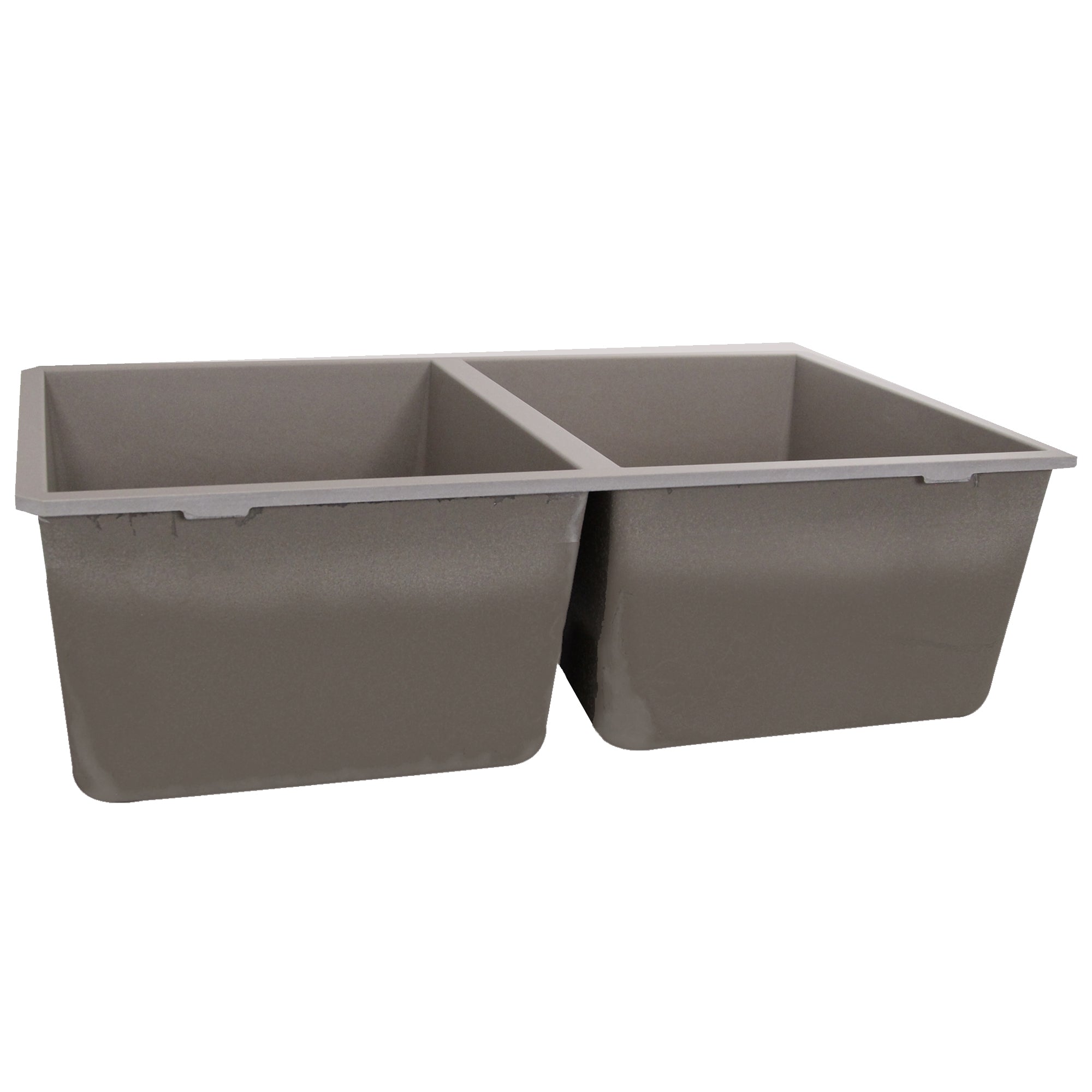 Alternate Image for Nantucket Sinks Plymouth 32" Granite Composite Kitchen Sink, 50/50 Double Bowl, Truffle, PR5050-TR-UM