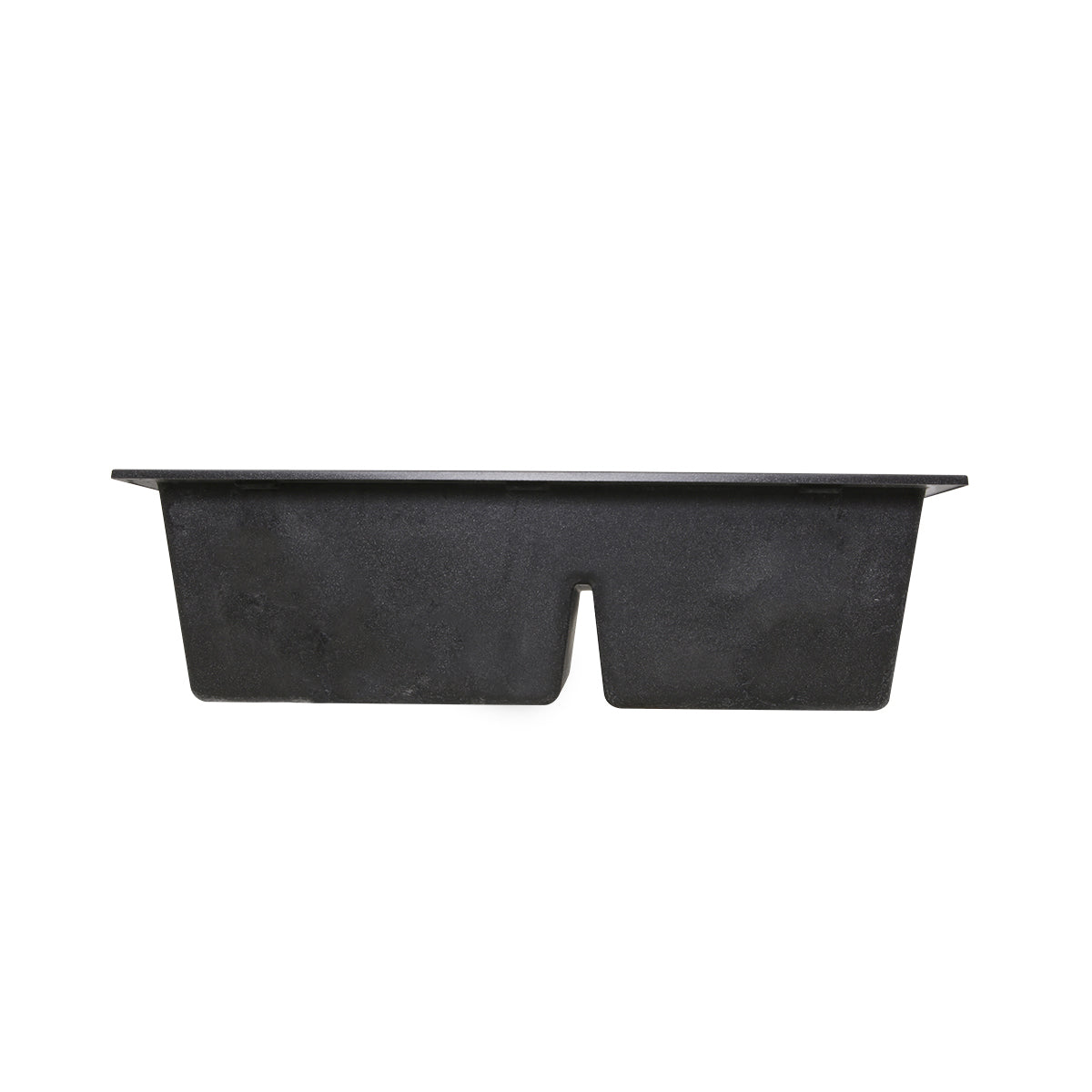 Nantucket Sinks Plymouth 33" Granite Composite Kitchen Sink, 60/40 Double Bowl, Black, PR6040-BL - The Sink Boutique