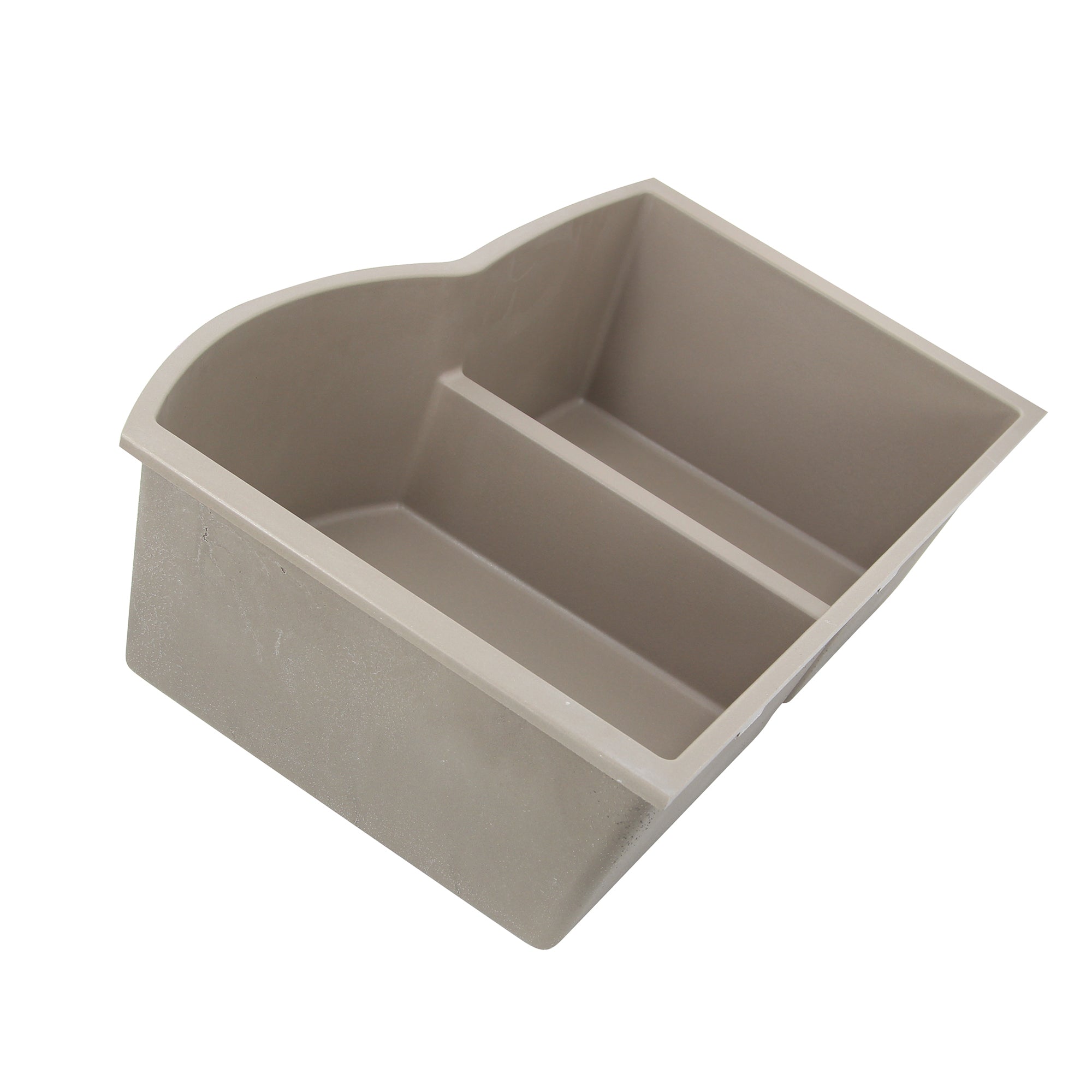 Nantucket Sinks Plymouth 33" Granite Composite Kitchen Sink, 60/40 Double Bowl, Truffle, PR6040-TR-UM - The Sink Boutique