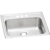 Elkay Celebrity 19" Stainless Steel Bathroom Sink, Brushed Satin, PSLVR19173