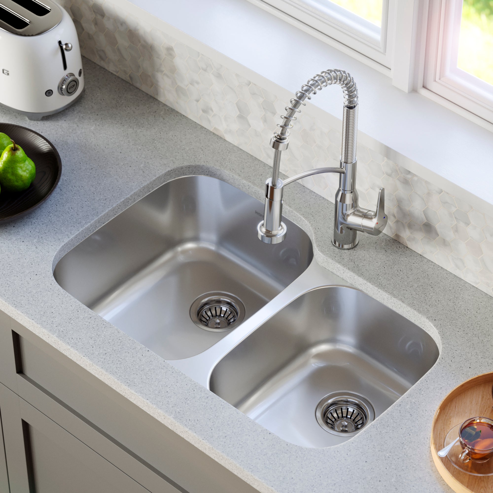 MR Direct Dual-Mount Bathroom Vessel Sink in Stainless Steel MR Direct Dual-Mount Bathroom Vessel Sink in Stainless Steel