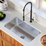 Karran Profile 30" Undermount Stainless Steel Kitchen Sink with Accessories, 18 Gauge, PU25-PK1